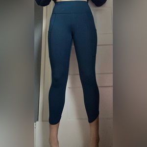 Athleta blue leggings size S